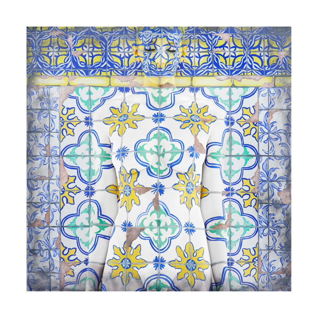 DWELLING FACADE, LISBON - 110x110cm - STOCKTAKE SALE 50% OFF - RRP $6900