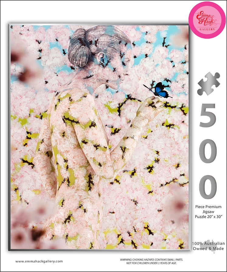 500 Piece Puzzle - Blossom Butterfly