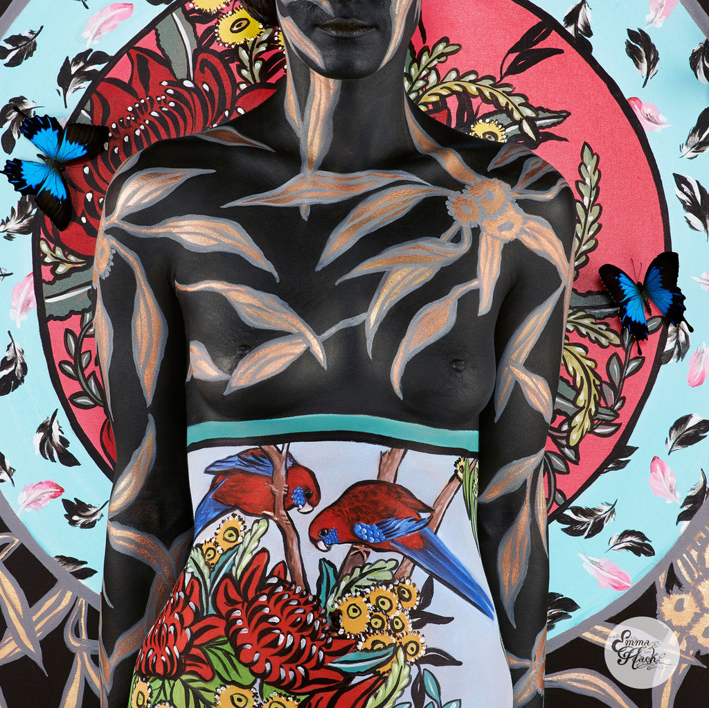 FLORA Waratah, Gum and Sturt Desert Pea 2