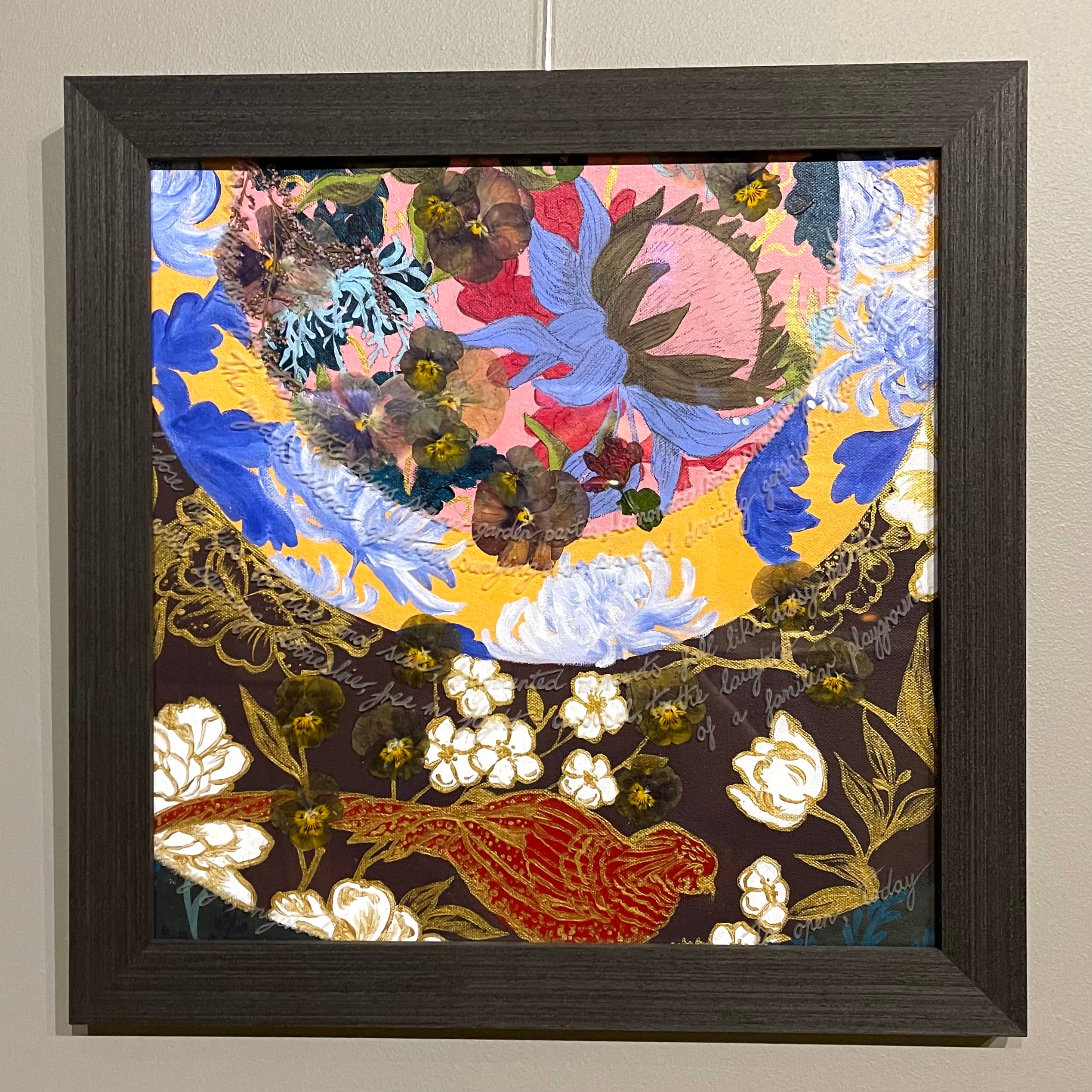 We Stopped to Smell the Roses - Collage - I Close My Eyes