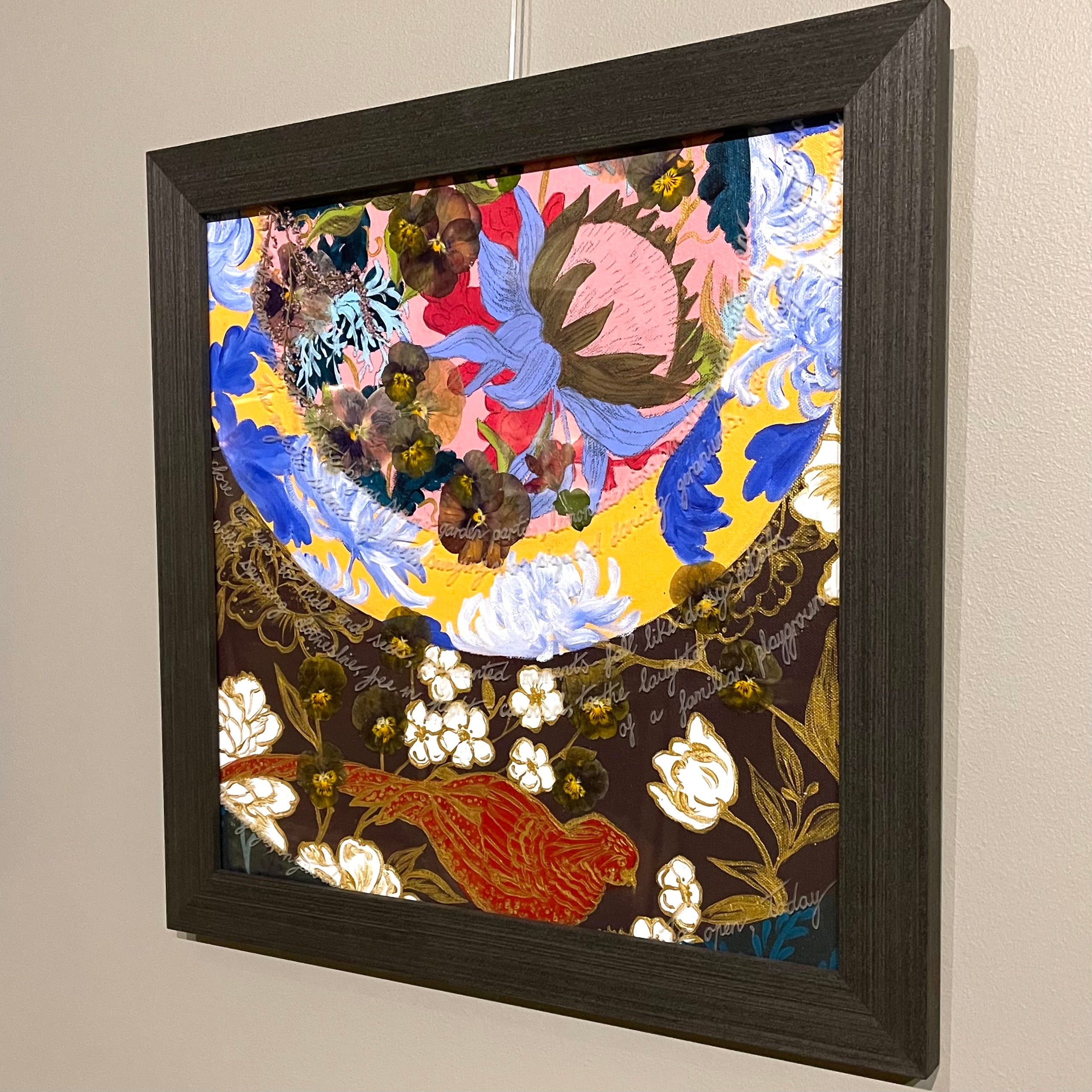 We Stopped to Smell the Roses - Collage - I Close My Eyes