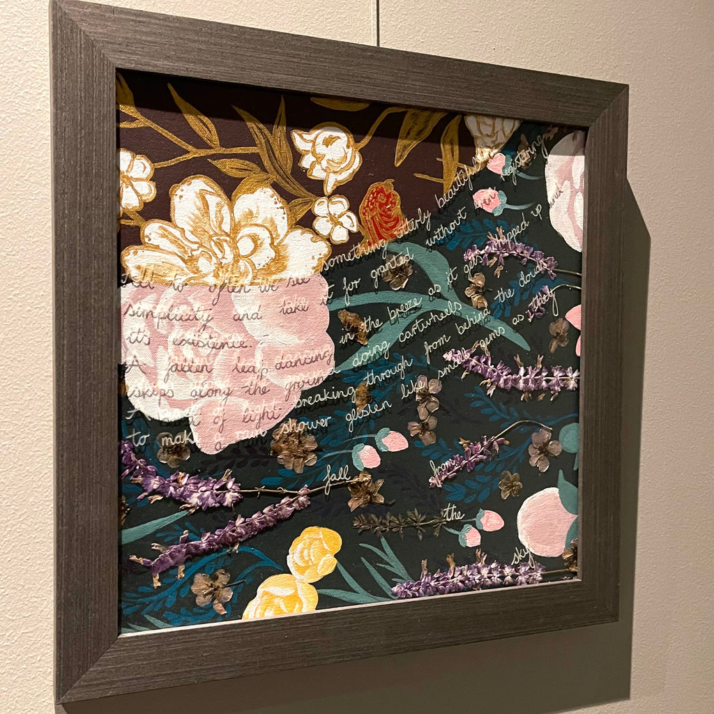 We Stopped to Smell the Roses - Collage - Beautiful Simplicity