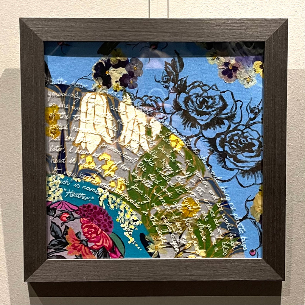 We Stopped to Smell the Roses - Collage - Heather Honeysuckle