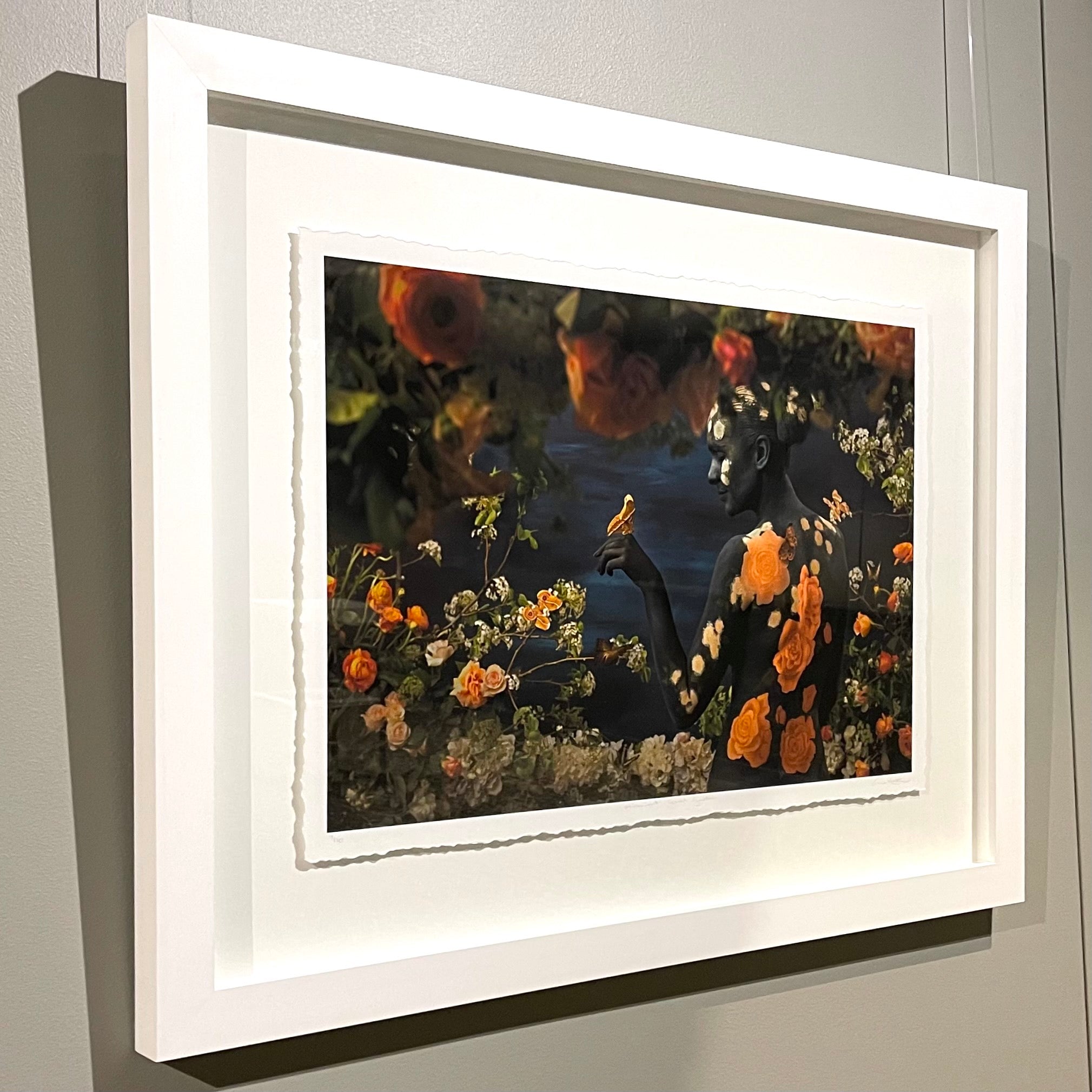 Midnight Secret Garden 85x62cm - STOCKTAKE SALE 50% OFF - RRP $6000 (FINAL EDITION)