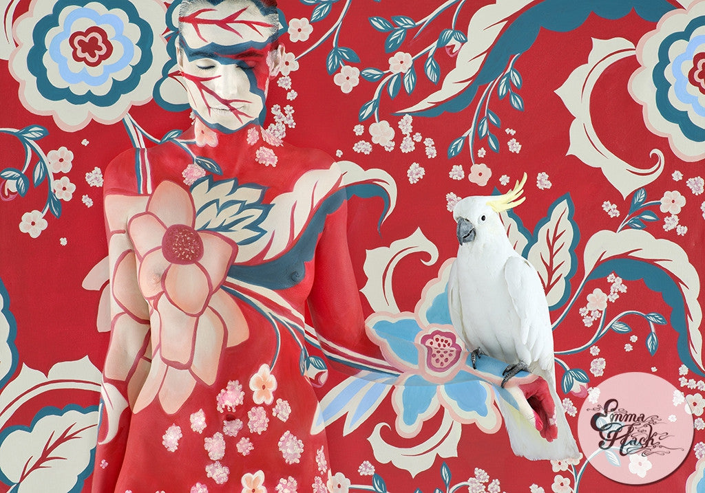 Vreeland's Cockatoo 140x104cm - STOCKTAKE SALE @ 50% off - RRP $8400